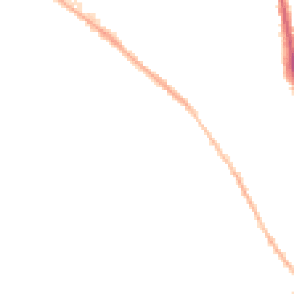 Night-time road noise heatmap for NG7 7BJ