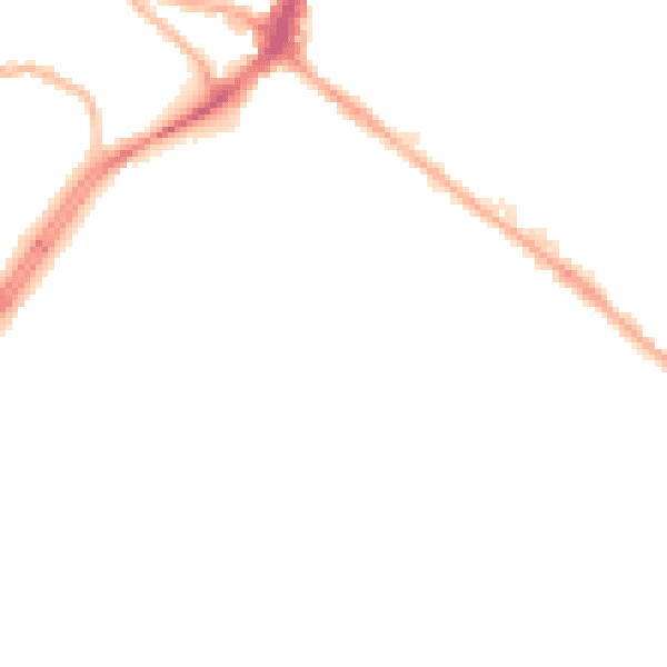 Night-time road noise heatmap for NG7 7DW