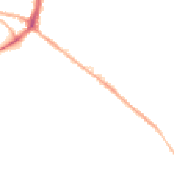Night-time road noise heatmap for NG7 7GX