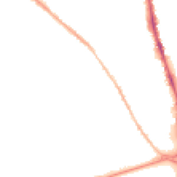 Night-time road noise heatmap for NG7 7LP