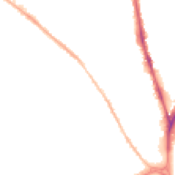 Night-time road noise heatmap for NG7 7NB