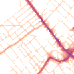 Daytime road noise heatmap for NG9 1AF
