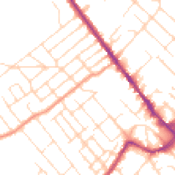 Daytime road noise heatmap for NG9 1AG
