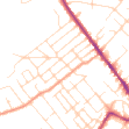 Daytime road noise heatmap for NG9 1AJ
