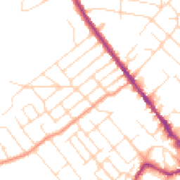 Daytime road noise heatmap for NG9 1AL