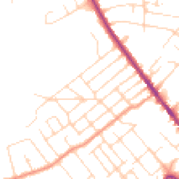 Daytime road noise heatmap for NG9 1AP