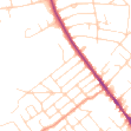 Daytime road noise heatmap for NG9 1AT
