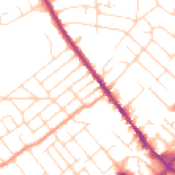 Daytime road noise heatmap for NG9 1AZ