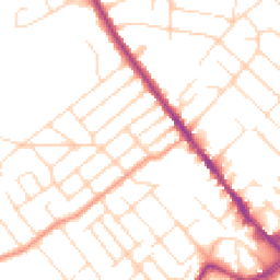 Daytime road noise heatmap for NG9 1BA