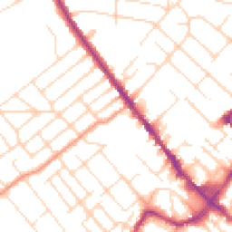 Daytime road noise heatmap for NG9 1BD