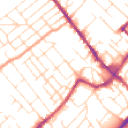 Daytime road noise heatmap for NG9 1BS