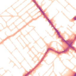 Daytime road noise heatmap for NG9 1BW