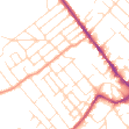 Daytime road noise heatmap for NG9 1BZ