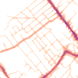 Daytime road noise heatmap for NG9 1DE