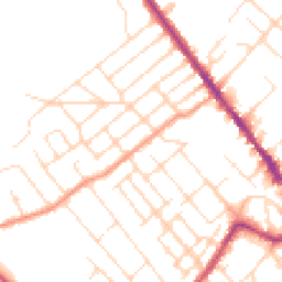 Daytime road noise heatmap for NG9 1DF