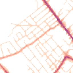 Daytime road noise heatmap for NG9 1DG