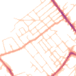 Daytime road noise heatmap for NG9 1DH