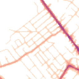 Daytime road noise heatmap for NG9 1DN