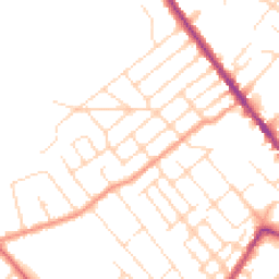 Daytime road noise heatmap for NG9 1DP