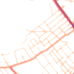 Daytime road noise heatmap for NG9 1DR