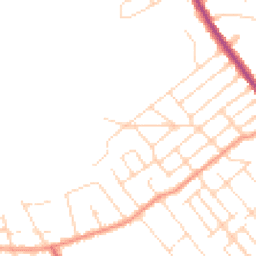 Daytime road noise heatmap for NG9 1DT