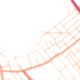 Daytime road noise heatmap for NG9 1DU