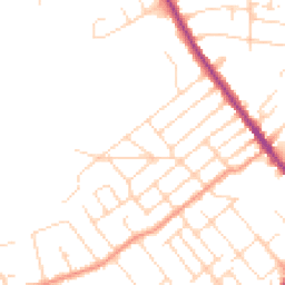 Daytime road noise heatmap for NG9 1DX