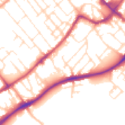 Daytime road noise heatmap for NG9 1DZ