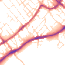 Daytime road noise heatmap for NG9 1EA