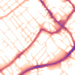 Daytime road noise heatmap for NG9 1EH