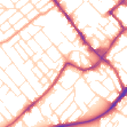 Daytime road noise heatmap for NG9 1EJ