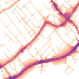 Daytime road noise heatmap for NG9 1EP