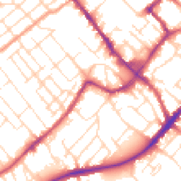 Daytime road noise heatmap for NG9 1FW