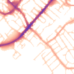 Daytime road noise heatmap for NG9 1GD