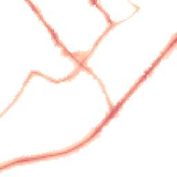 Night-time road noise heatmap for NG9 1JY