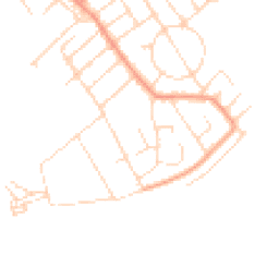 Daytime road noise heatmap for NG9 1LU