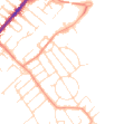 Daytime road noise heatmap for NG9 1PY