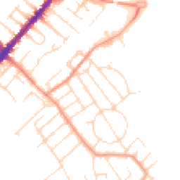 Daytime road noise heatmap for NG9 1QH