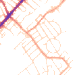 Daytime road noise heatmap for NG9 1QL