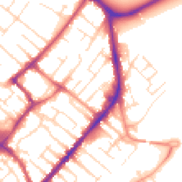 Daytime road noise heatmap for NG9 2DQ