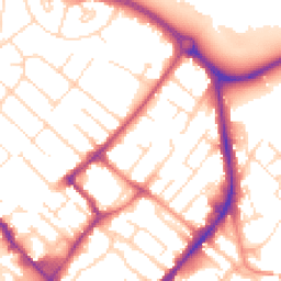 Daytime road noise heatmap for NG9 2EH