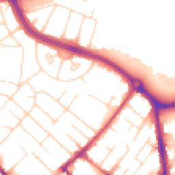 Daytime road noise heatmap for NG9 2FZ