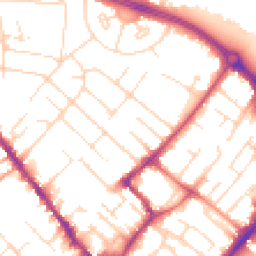 Daytime road noise heatmap for NG9 2HB
