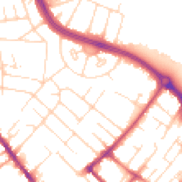 Daytime road noise heatmap for NG9 2HW