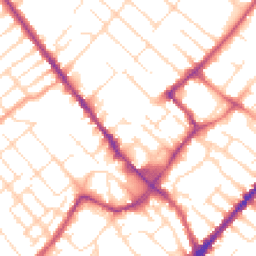 Daytime road noise heatmap for NG9 2JQ
