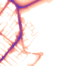 Daytime road noise heatmap for NG9 2JW