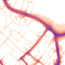 Daytime road noise heatmap for NG9 2LB