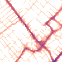 Daytime road noise heatmap for NG9 2NR