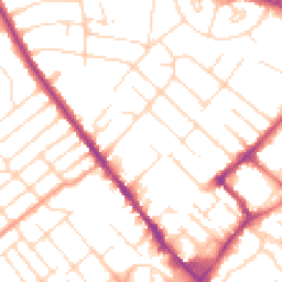 Daytime road noise heatmap for NG9 2PA
