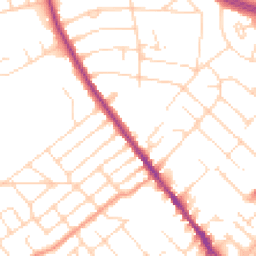 Daytime road noise heatmap for NG9 2PH